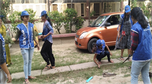 Campus Cleaning Drive on 01 April 2019